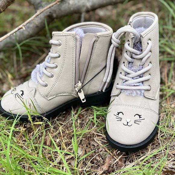 Wonder Nation Swede Leather Tan Bootie - Picture 2 of 11